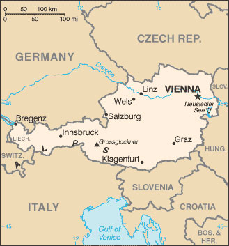 Austria map