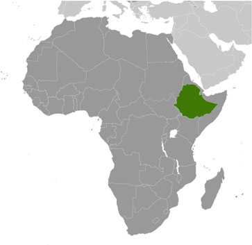 Ethiopia location