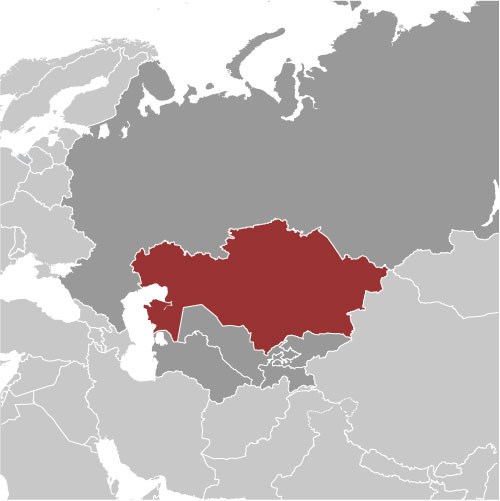 Kazakhstan location