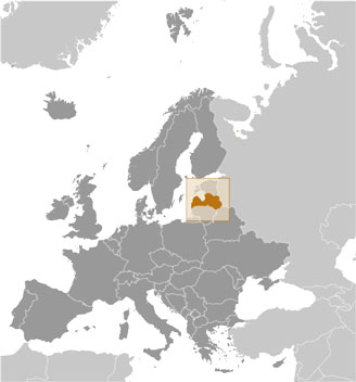 Latvia location