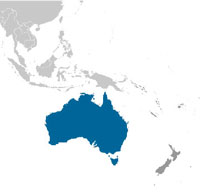 Map of Australia