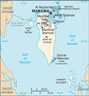 Map of Bahrain