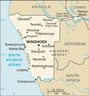 Map of Namibia