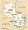 Map of Paraguay