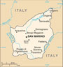 Map of San Marino