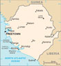 Map of Sierra Leone